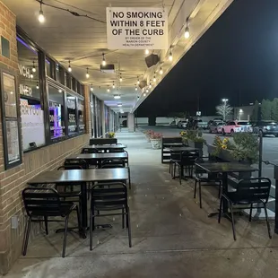 outside