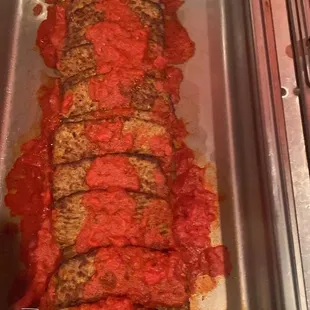  meatloaf with sauce
