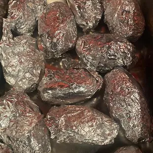 Baked potatoes