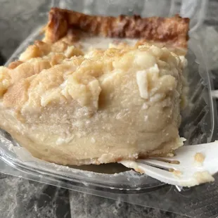 White chocolate bread pudding