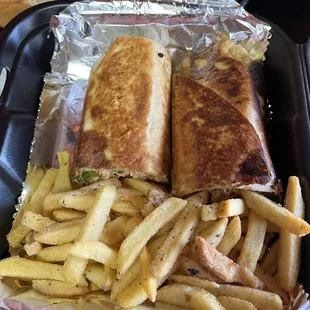 Blacken Salmon Wrap