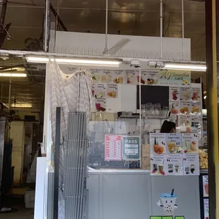 the inside of the restaurant