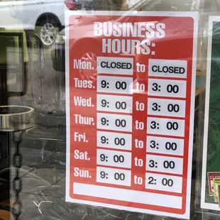 business hours