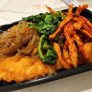 Salmon - One choice with no rice (3 veggies instead)