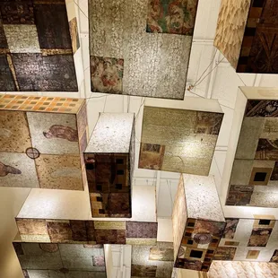 Beautiful lamps on the ceiling