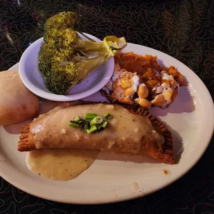 Chicken Pot Pie, Broccoli &amp; Sweet Potato Casserole