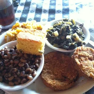 Black Eyed Pea & Catfish Cakes