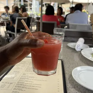 Strawberry cocktail