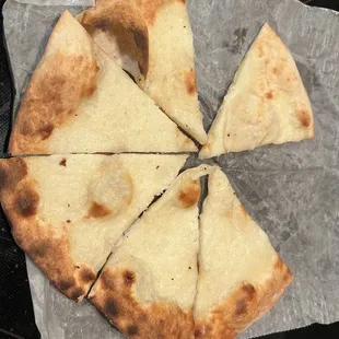 Bland, overcooked flatbread