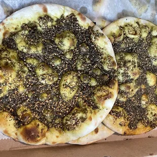 Menaish- Zaatar Flatbread