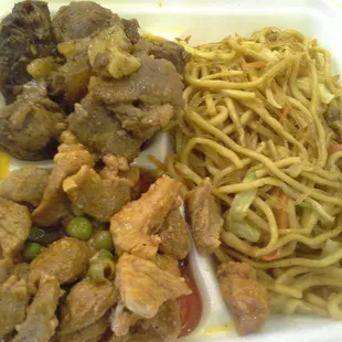 pork adobo, pork guisantes &amp; pancit (7.17.13)