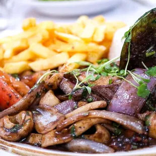 a plate of food