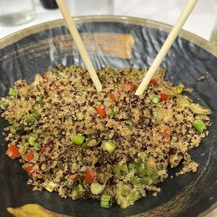 Chaufa de quinoa