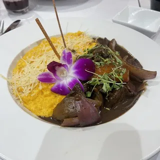 Risotto a la Huancaina con Lomo