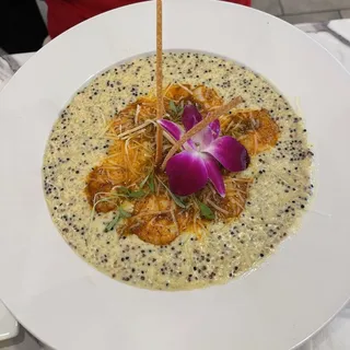 Quinotto con Camarones