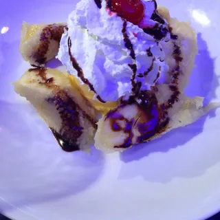 Tempura Banana with Ice Cream