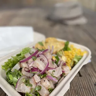 Yummy ceviche!