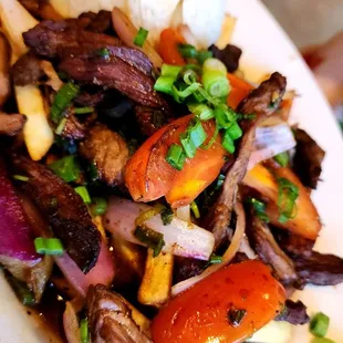 Lomo saltado... super flavorful!