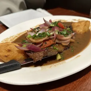 Bistec a la Chorrillana
