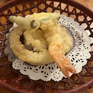 Shrimp tempura appetizer
