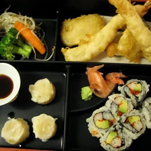 shrimp tempura bento box