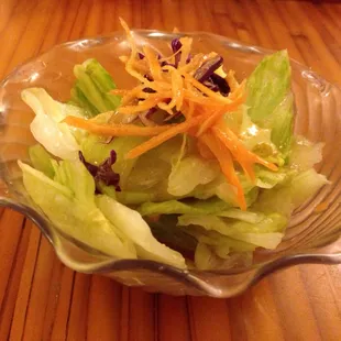 Salad (comes with chirashi).