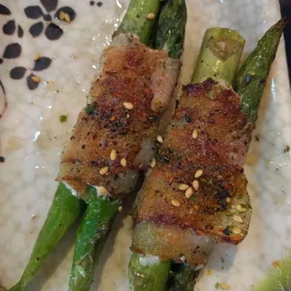 Bacon Wrapped Asparagus Skewer