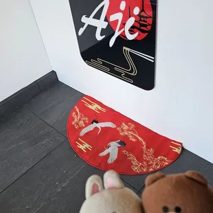 Decor at the entrance