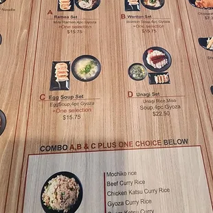 menu, ramen and noodles