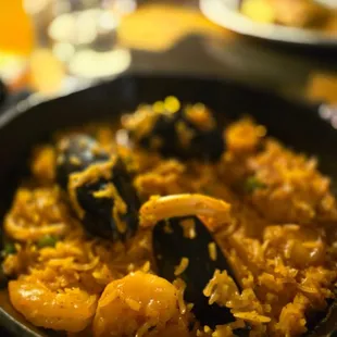 Paella seafood