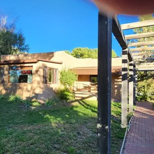 Outside of the restaurant