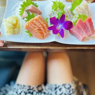 Sashimi platter