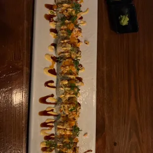 Flaming Salmon Roll