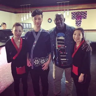 with Bobby Jackson