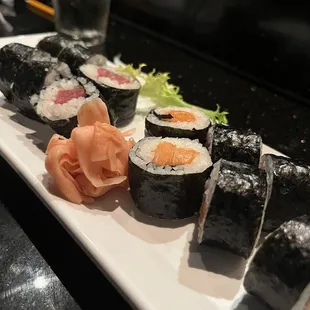 sushi, sashimi, sushi and sashimi, food