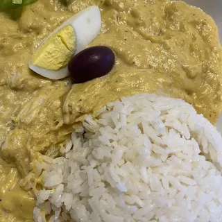 Aji de Gallina Lunch