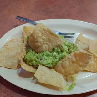 Guacamole chips