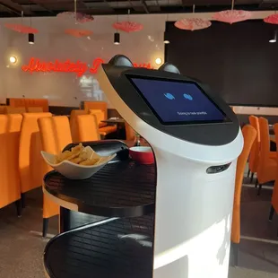 Swag robot delivering Yam Tempura (10/10)