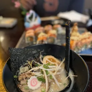 Ramen from AYCE. So satisfying.