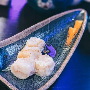 a plate of food on a table
