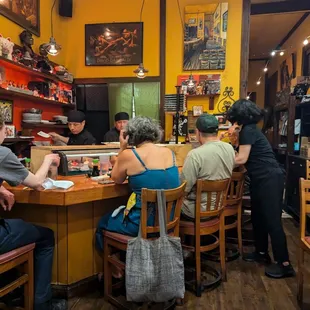 Sushi bar. Small space great food. 7/3/24