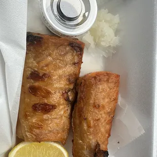 Grilled Salmon Belly