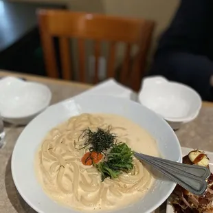 MENTAI UDON 明太うどん 15.99 Spicy Cod Roe Creamy Udon
