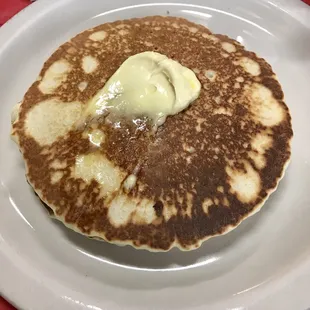 Two pancakes...