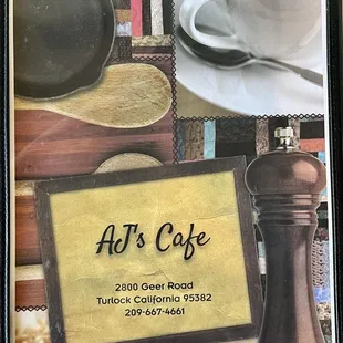 Menu Cover
