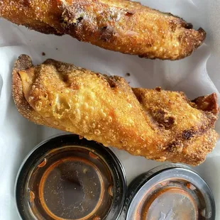 Philly cheesesteak eggrolls