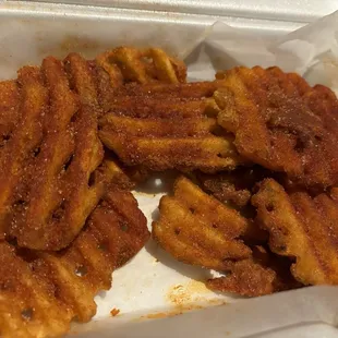 AJ's Fries - seasoned with Grippo's seasoning, or very similar