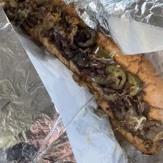 Jalapeno Swiss Bacon Philly Cheesesteak