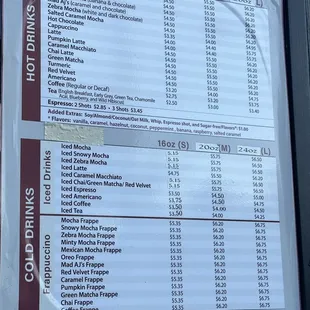 Drinks (8/23/23)