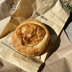 South African Chicken Pie by Streetwise Pies. Flaky and yummy.